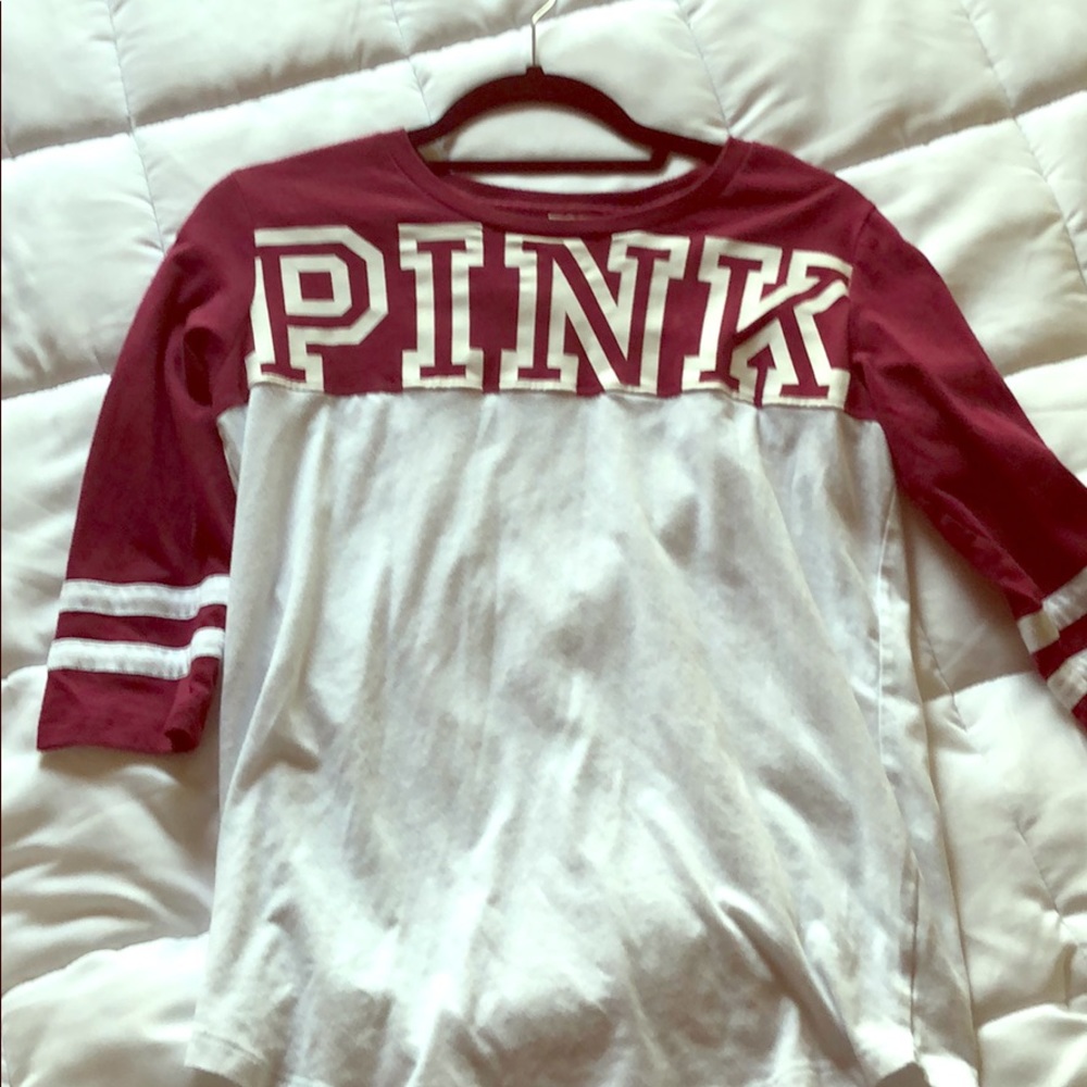 Victoria secrets pink Half sleeve T-shirt